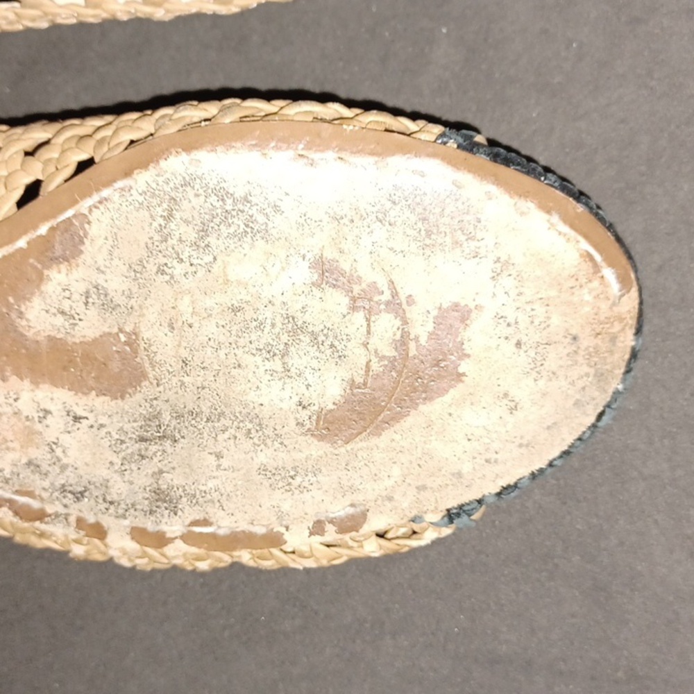 Women's Black and Tan Tory Burch  Flats Size 6M - Picture 5 of 7
